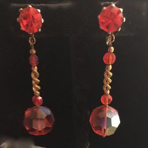 Dalsheim Orange Dangle earrings.